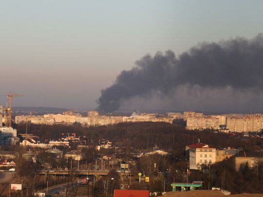 Російські фашисти обстріляли Львів: сталося три потужні вибухи