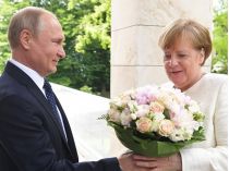 Путин и Меркель