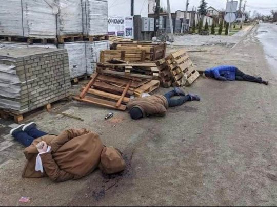 розстріляні в Бучі люди