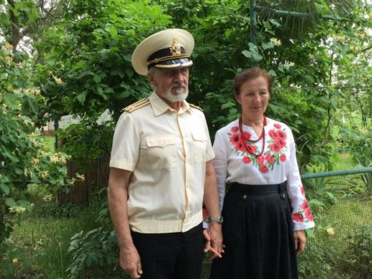 Євген Баль з дружиною