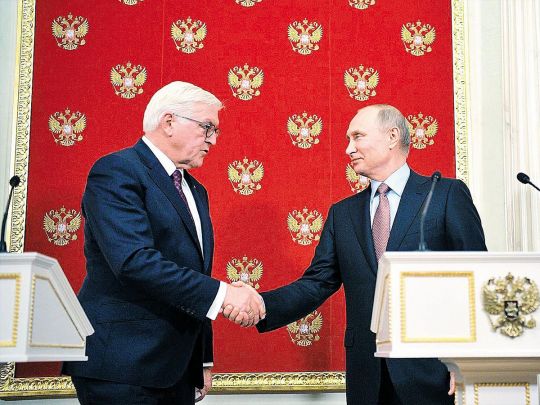 путін і Штайнмайєр