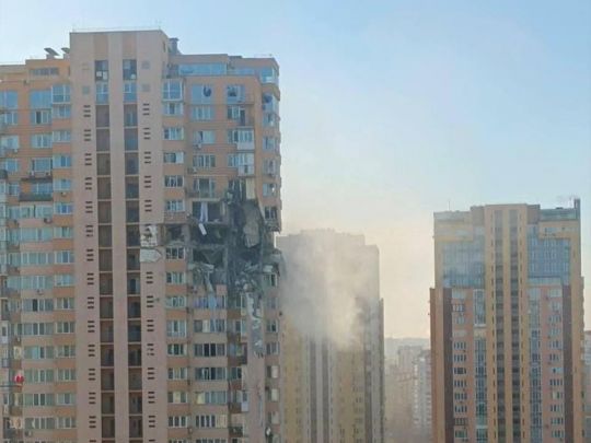 Потраплення ракети в багатоповерховий будинок у Києві, 26 лютого