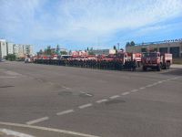 Протест пожежників в Енергодарі