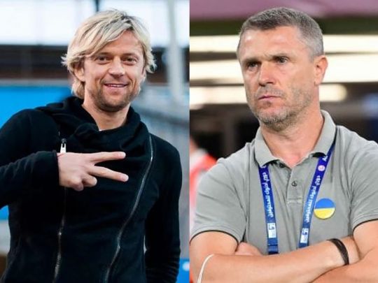 Анатолій Тимощук та Сергій Ребров