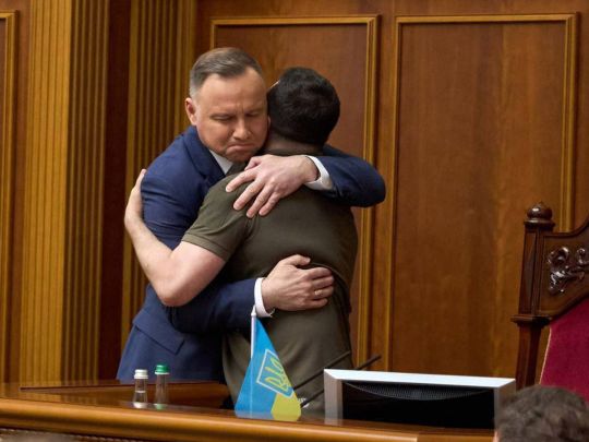Анджей Дуда та Володимир Зеленський