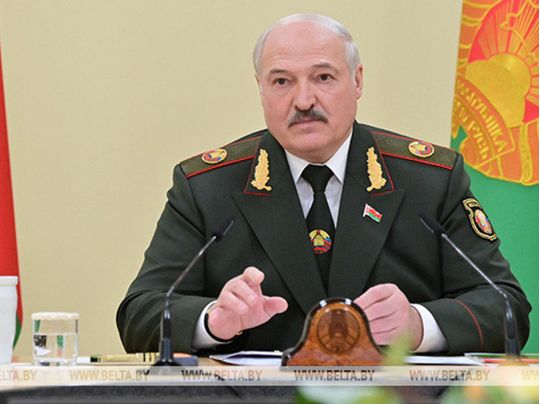 Александр Лукашенко на совещании в Министерстве обороны РБ