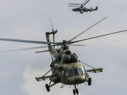 Российский вертолет Ка-52