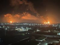 Россия в огне: ночью в Брянске загорелась нефтебаза и склад боеприпасов (фото, видео)