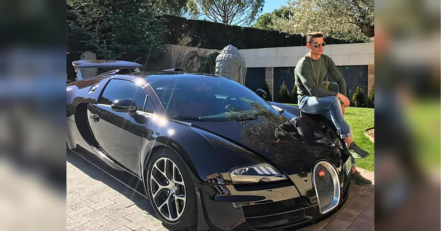 Автомобиль Криштиану Роналду Bugatti Veyron за 2 млн долларов разбился в  ДТП - фото - «ФАКТЫ»