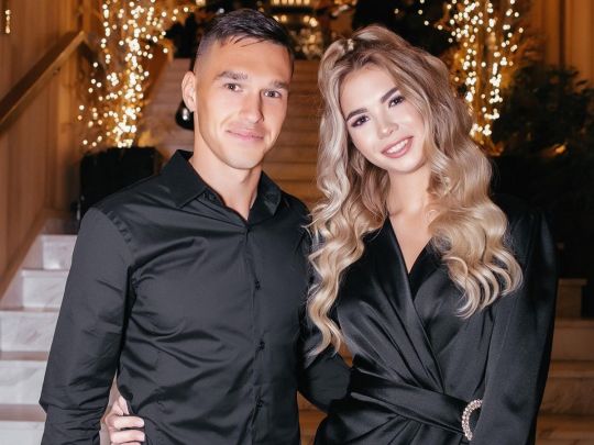 Олександр Тимчик із дружиною Кариною