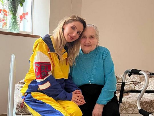 Світлана Лобода з бабусею