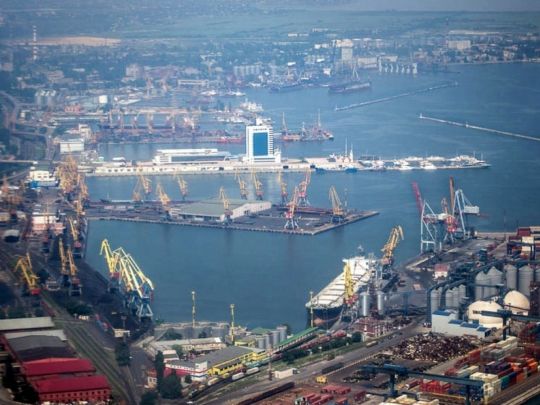 Морський порт в Одесі