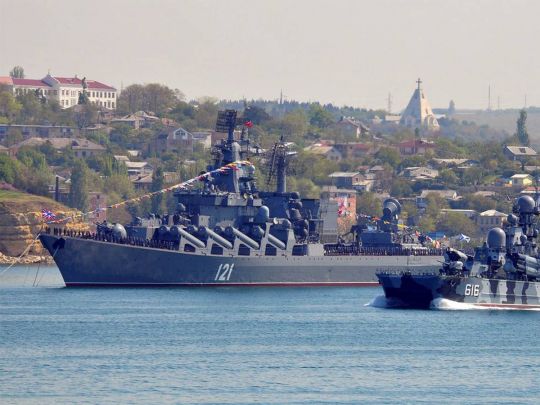 Корабли на рейде Севастополя