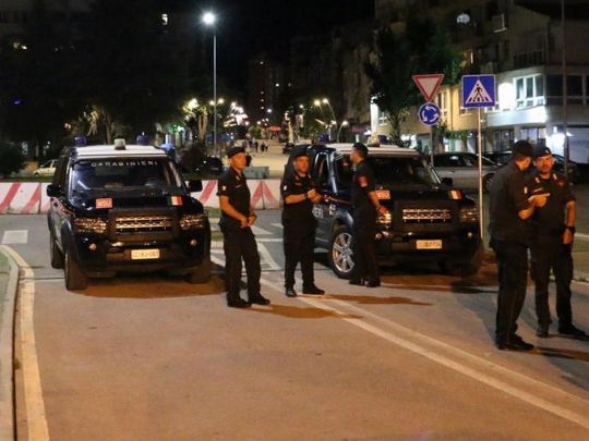 Блокпост поліції Косова