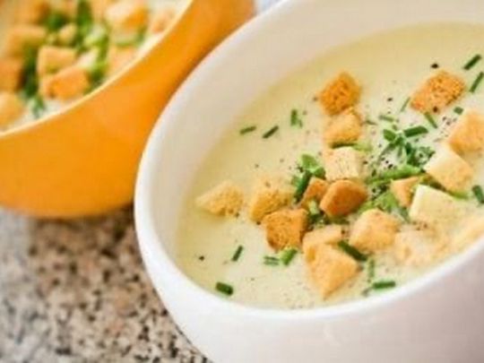Картопляний суп-пюре з сиром