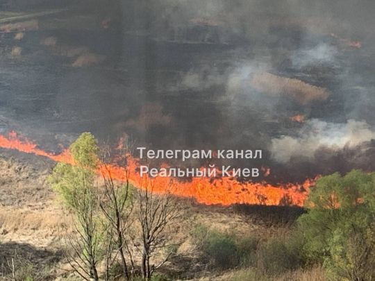 "Не прилет": в Киеве на Троещине вспыхнул пожар (видео)