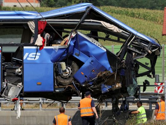 Польский автобус разбился в Хорватии