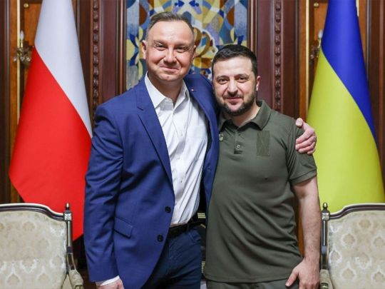 Президенты Украины и Польши