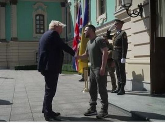 Борис Джонсон та Зеленський