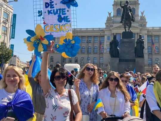 українські біженці у Чехії