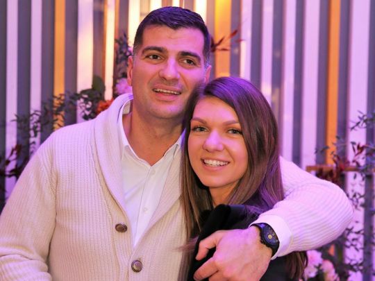 Симона Халеп із чоловіком Тоні Юруцем