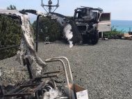 Невідомі спалили у&nbsp;Криму авто головного кремлівського пропагандиста