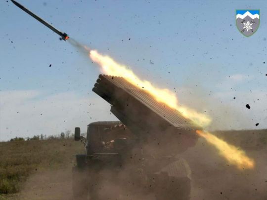 Работает украинская артиллерия