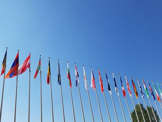 Прапори країн Ради Європи