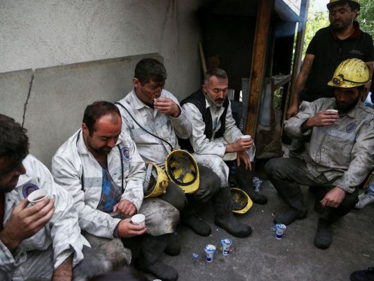 Турецкие шахтеры
