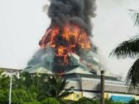 Пожар в мечети в Джакарте