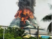 Пожар в мечети в Джакарте