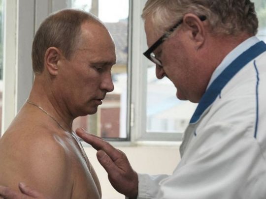 Путин с доктором
