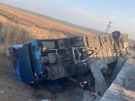 Під Одесою автобус перекинувся у&nbsp;кювет, постраждали семеро людей