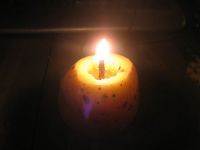 Самодельная свеча
