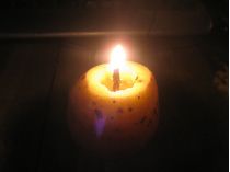 Самодельная свеча