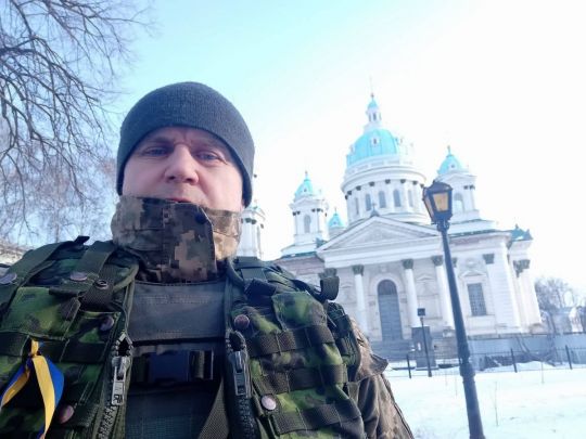 Солдат Сумської бригади тероборони Борис Спіцин 