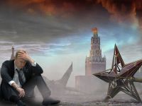 Путин на развалинах Кремля