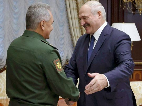 Лукашенко та Шойгу