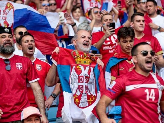Фанати збірної Сербії
