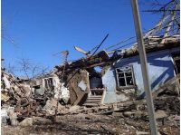 Последствия ракетного удара по селу Липовка