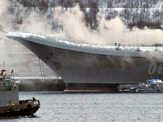 Пожежа на крейсері «Адмірал Кузнєцов»