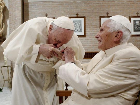 Франциск та Бенедикт XVI