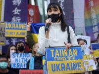 тайвань, антипутинские протесты против войны