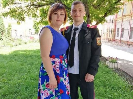 Максим Купрійчук із мамою Людмилою