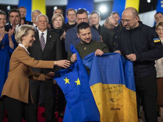 На саммите Украина-ЕС