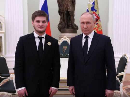 Ахмат Кадиров з Путіним