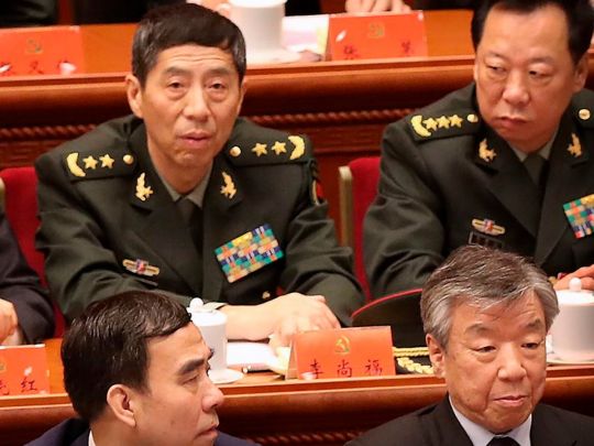 Генерал Ли Шанфу глава МО КНР