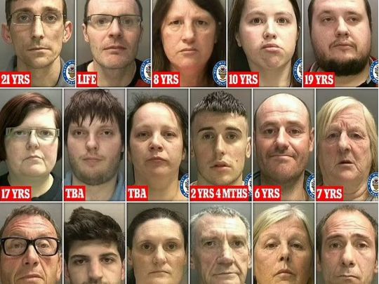 Осужденные в Британии педофилы