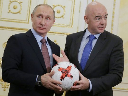 Джанні Інфантіно та володимир путін