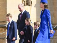 Принц Вільям та Кейт Міддлтон з дітьми